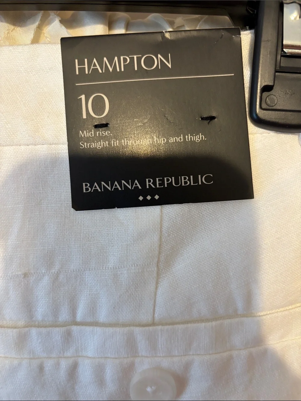 Banana Republic women’s white linen size 10 pants NWT
